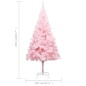 Künstlicher Weihnachtsbaum mit Ständer Rosa 210 cm PVC Künstlicher Weihnachtsbaum mit Ständer Rosa 210 cm PVC
