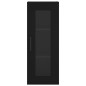 vidaXL Highboard Schwarz 34,5x34x180 cm Holzwerkstoff vidaXL Highboard Schwarz 34,5x34x180 cm Holzwerkstoff