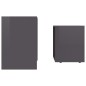 Couchtisch-Set Hochglanz-Grau 48x30x45 cm Holzwerkstoff Couchtisch-Set Hochglanz-Grau 48x30x45 cm Holzwerkstoff