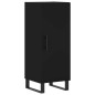 vidaXL Highboard Schwarz 34,5x34x180 cm Holzwerkstoff vidaXL Highboard Schwarz 34,5x34x180 cm Holzwerkstoff