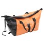 Gepäck-Fahrradanhänger mit Tasche Orange und Schwarz Gepäck-Fahrradanhänger mit Tasche Orange und Schwarz