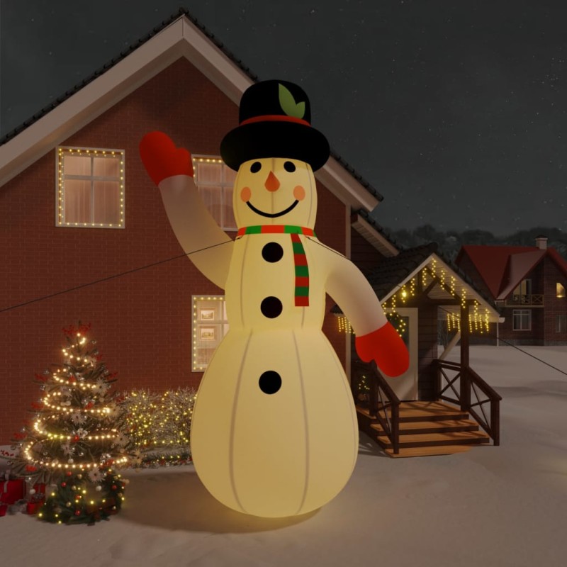 Aufblasbarer Schneemann mit LEDs 620 cm Aufblasbarer Schneemann mit LEDs 620 cm