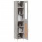 vidaXL Highboard Grau Sonoma 34,5x34x180 cm Holzwerkstoff vidaXL Highboard Grau Sonoma 34,5x34x180 cm Holzwerkstoff