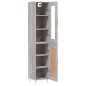 vidaXL Highboard Grau Sonoma 34,5x34x180 cm Holzwerkstoff vidaXL Highboard Grau Sonoma 34,5x34x180 cm Holzwerkstoff
