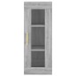vidaXL Highboard Grau Sonoma 34,5x34x180 cm Holzwerkstoff vidaXL Highboard Grau Sonoma 34,5x34x180 cm Holzwerkstoff