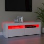 TV-Schrank mit LED-Leuchten Weiß 120x35x40 cm TV-Schrank mit LED-Leuchten Weiß 120x35x40 cm