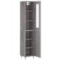 Highboard Grau Sonoma 34,5x34x180 cm Holzwerkstoff Highboard Grau Sonoma 34,5x34x180 cm Holzwerkstoff