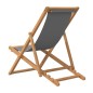 Strandstuhl Klappbar Massivholz Teak Grau Strandstuhl Klappbar Massivholz Teak Grau