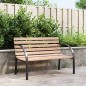 Gartenbank 120 cm Holz und Eisen Gartenbank 120 cm Holz und Eisen