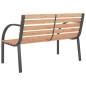 Gartenbank 120 cm Holz und Eisen Gartenbank 120 cm Holz und Eisen