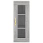 Highboard Grau Sonoma 34,5x34x180 cm Holzwerkstoff Highboard Grau Sonoma 34,5x34x180 cm Holzwerkstoff