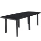 Gartentisch Anthrazit 216 x 90 x 72 cm Kunststoff Gartentisch Anthrazit 216 x 90 x 72 cm Kunststoff