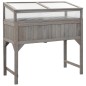 Hochbeet mit Gewächshaus 110x54x120 cm Massivholz Tanne Hochbeet mit Gewächshaus 110x54x120 cm Massivholz Tanne