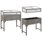 Hochbeet mit Gewächshaus 110x54x120 cm Massivholz Tanne Hochbeet mit Gewächshaus 110x54x120 cm Massivholz Tanne