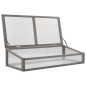 Hochbeet mit Gewächshaus 110x54x120 cm Massivholz Tanne Hochbeet mit Gewächshaus 110x54x120 cm Massivholz Tanne