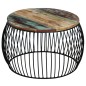 Couchtisch Rund Altholz Massiv 68x37 cm Couchtisch Rund Altholz Massiv 68x37 cm
