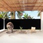 vidaXL Seitenmarkise Ausziehbar Schwarz 180x1000 cm vidaXL Seitenmarkise Ausziehbar Schwarz 180x1000 cm