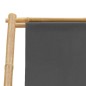 vidaXL Liegestuhl Bambus und Canvas Dunkelgrau vidaXL Liegestuhl Bambus und Canvas Dunkelgrau