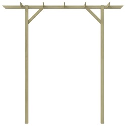 Gartenpergola 200x40x205 cm Holz