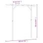 Gartenpergola 200x40x205 cm Holz Gartenpergola 200x40x205 cm Holz
