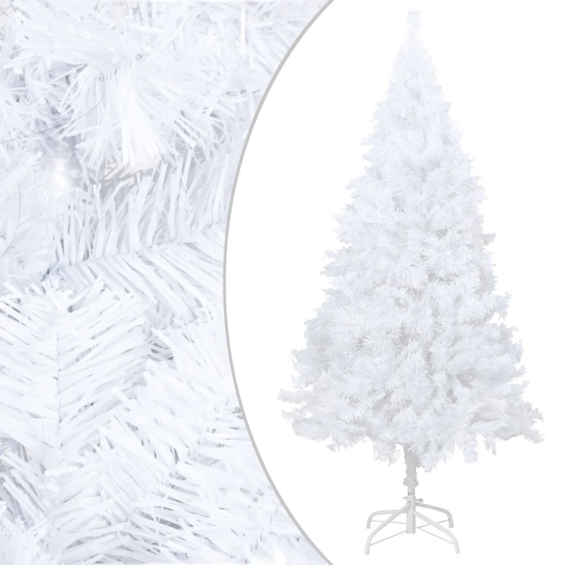 vidaXL Künstlicher Weihnachtsbaum mit Dicken Zweigen Weiß 150 cm PVC vidaXL Künstlicher Weihnachtsbaum mit Dicken Zweigen Weiß 150 cm PVC