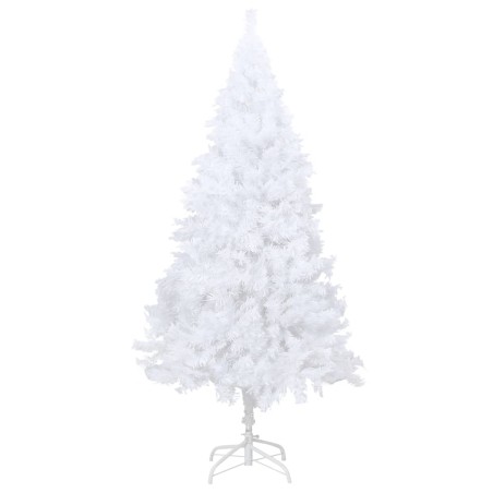 vidaXL Künstlicher Weihnachtsbaum mit Dicken Zweigen Weiß 150 cm PVC
