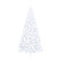Künstlicher Halber Weihnachtsbaum mit Ständer Weiß 240 cm PVC Künstlicher Halber Weihnachtsbaum mit Ständer Weiß 240 cm PVC
