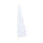 Künstlicher Halber Weihnachtsbaum mit Ständer Weiß 240 cm PVC Künstlicher Halber Weihnachtsbaum mit Ständer Weiß 240 cm PVC