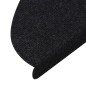 Stufenmatten Selbstklebend 15 Stk. 56x17x3 cm Schwarz Stufenmatten Selbstklebend 15 Stk. 56x17x3 cm Schwarz
