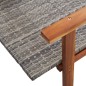 Sonnenliege Poly Rattan und Akazie Massivholz Grau Sonnenliege Poly Rattan und Akazie Massivholz Grau