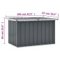 Gartenbox Grau 109 x 67 x 65 cm Gartenbox Grau 109 x 67 x 65 cm