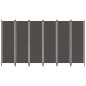 vidaXL 6-tlg. Raumteiler Anthrazit 300x180 cm vidaXL 6-tlg. Raumteiler Anthrazit 300x180 cm