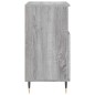 Sideboards 3 Stk. Grau Sonoma Holzwerkstoff Sideboards 3 Stk. Grau Sonoma Holzwerkstoff