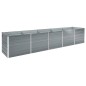 Garten-Hochbeet Verzinkter Stahl 400×80×77 cm Grau Garten-Hochbeet Verzinkter Stahl 400×80×77 cm Grau