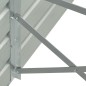 Garten-Hochbeet Verzinkter Stahl 400×80×77 cm Grau Garten-Hochbeet Verzinkter Stahl 400×80×77 cm Grau