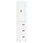 Highboard Weiß 34,5x34x180 cm Holzwerkstoff Highboard Weiß 34,5x34x180 cm Holzwerkstoff