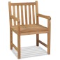 Gartenstühle 2 Stk. Massivholz Teak Gartenstühle 2 Stk. Massivholz Teak
