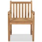 Gartenstühle 2 Stk. Massivholz Teak Gartenstühle 2 Stk. Massivholz Teak