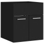 vidaXL Waschbeckenunterschrank Schwarz 41x38,5x46 cm Holzwerkstoff vidaXL Waschbeckenunterschrank Schwarz 41x38,5x46 cm Holzwerkstoff