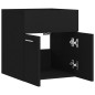 vidaXL Waschbeckenunterschrank Schwarz 41x38,5x46 cm Holzwerkstoff vidaXL Waschbeckenunterschrank Schwarz 41x38,5x46 cm Holzwerkstoff