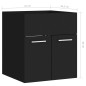 vidaXL Waschbeckenunterschrank Schwarz 41x38,5x46 cm Holzwerkstoff vidaXL Waschbeckenunterschrank Schwarz 41x38,5x46 cm Holzwerkstoff