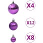 vidaXL 100-tlg. Weihnachtskugel-Set Lila vidaXL 100-tlg. Weihnachtskugel-Set Lila