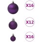 vidaXL 100-tlg. Weihnachtskugel-Set Lila vidaXL 100-tlg. Weihnachtskugel-Set Lila