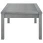 vidaXL Couchtisch 100x50x33 cm Grau Massivholz Akazie vidaXL Couchtisch 100x50x33 cm Grau Massivholz Akazie