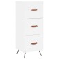 Highboard Weiß 34,5x34x180 cm Holzwerkstoff Highboard Weiß 34,5x34x180 cm Holzwerkstoff