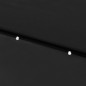 Sonnenschirm mit LEDs und Stahl-Mast Schwarz 2x3 m Sonnenschirm mit LEDs und Stahl-Mast Schwarz 2x3 m