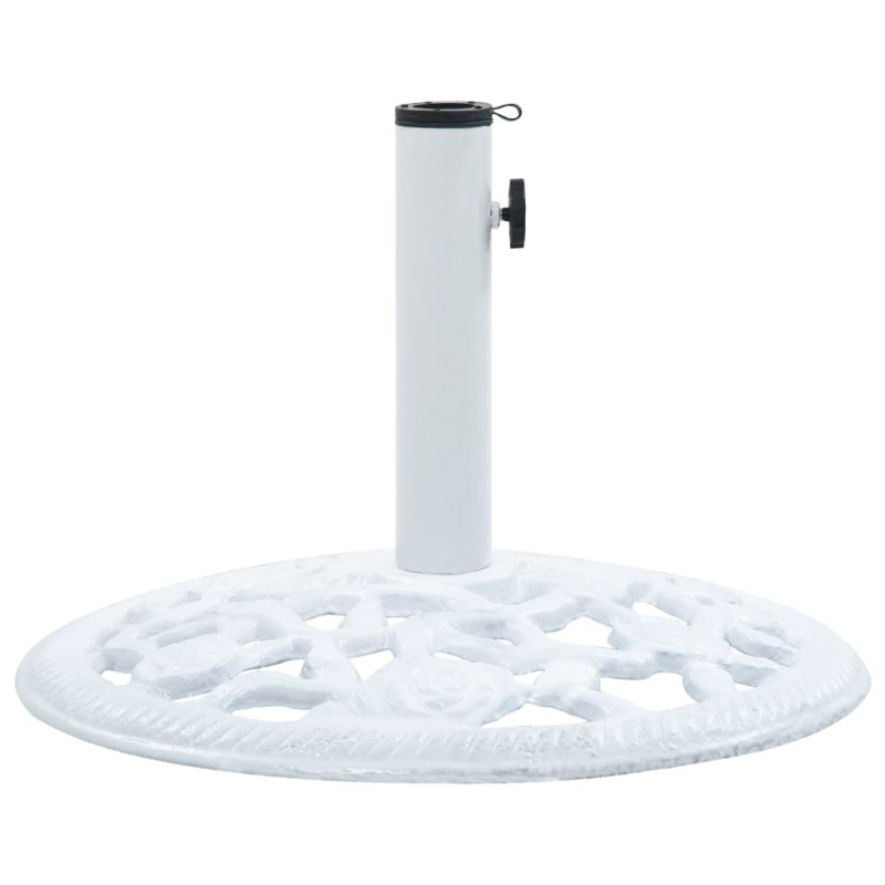 Sonnenschirmständer Weiß 12 kg 48 cm Gusseisen Sonnenschirmständer Weiß 12 kg 48 cm Gusseisen