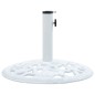 Sonnenschirmständer Weiß 12 kg 48 cm Gusseisen Sonnenschirmständer Weiß 12 kg 48 cm Gusseisen