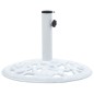 Sonnenschirmständer Weiß 12 kg 48 cm Gusseisen Sonnenschirmständer Weiß 12 kg 48 cm Gusseisen
