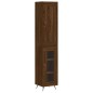 Highboard Braun Eichen-Optik 34,5x34x180 cm Holzwerkstoff Highboard Braun Eichen-Optik 34,5x34x180 cm Holzwerkstoff